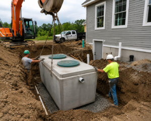 Septic tank installation in {city}